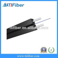 GJXH-4core G657A FTTH drop fiber optic cable with black LSZH jacket